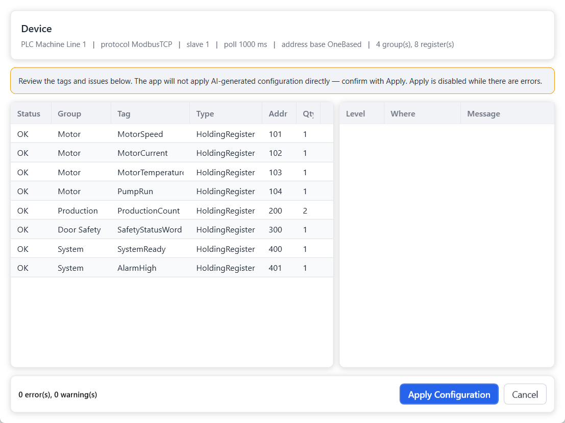 Validation Preview screenshot